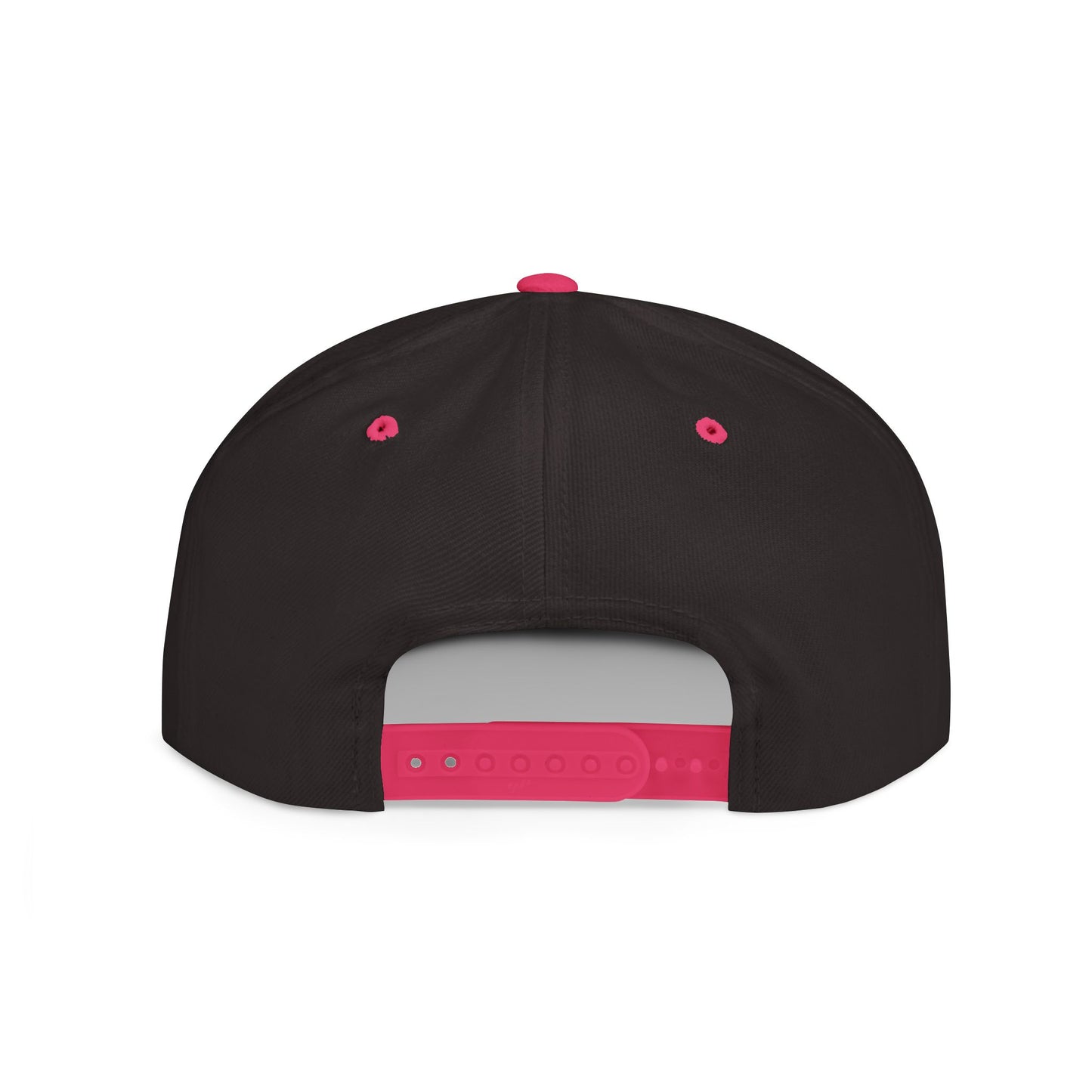 Stylish Flat Bill Snapback Hat with Vibrant Abstract Design