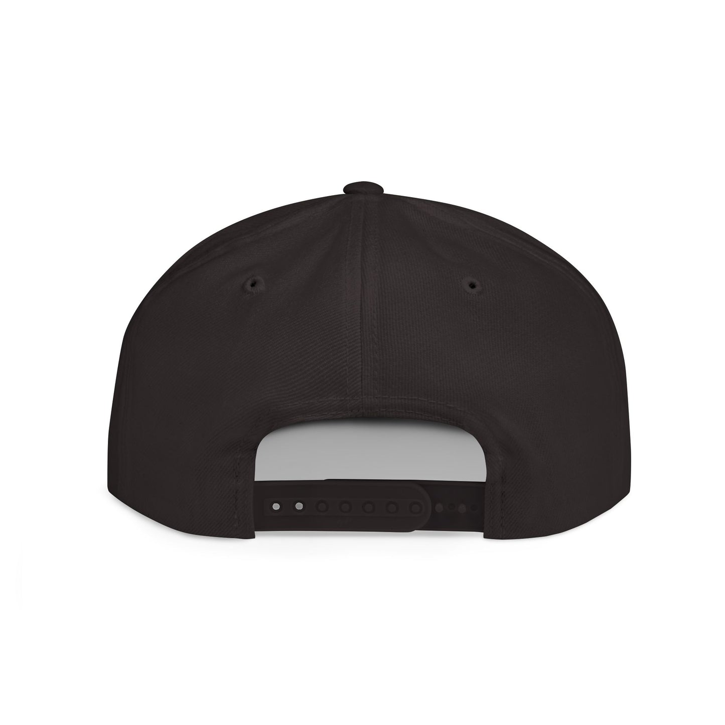 Stylish Flat Bill Snapback Hat with Vibrant Abstract Design