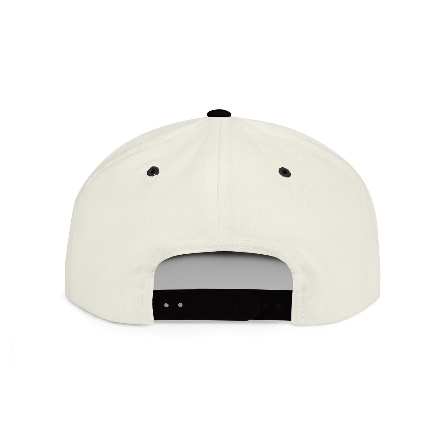 Stylish Flat Bill Snapback Hat with Vibrant Abstract Design