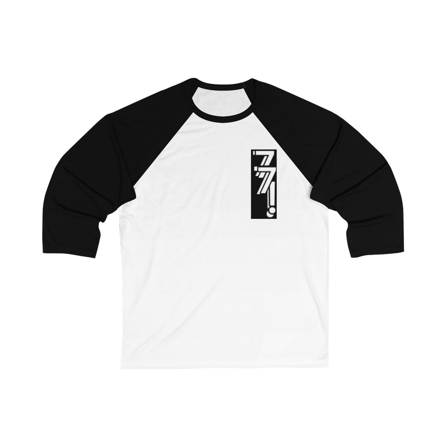 Unisex 3/4 Sleeve Baseball Tee - Bold Graphic Design for Casual Wear