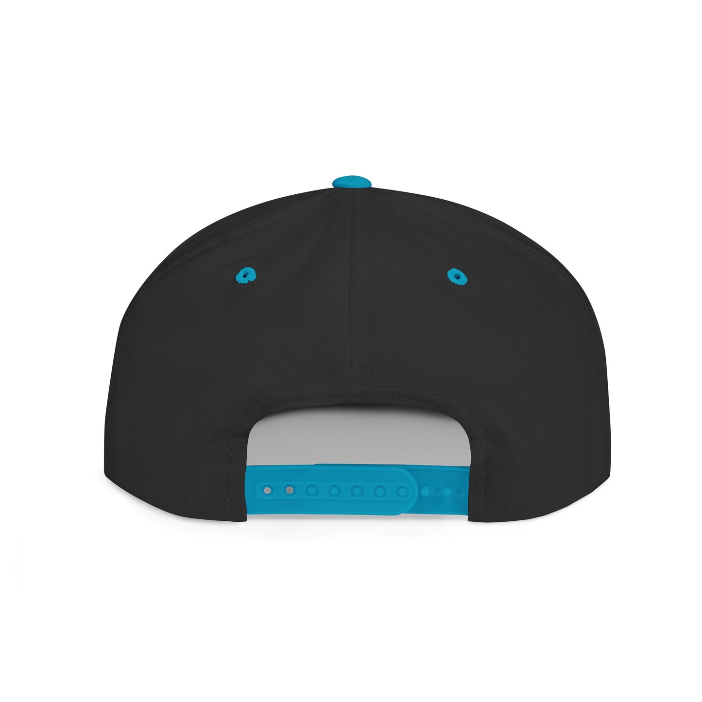 Stylish Flat Bill Snapback Hat with Vibrant Abstract Design
