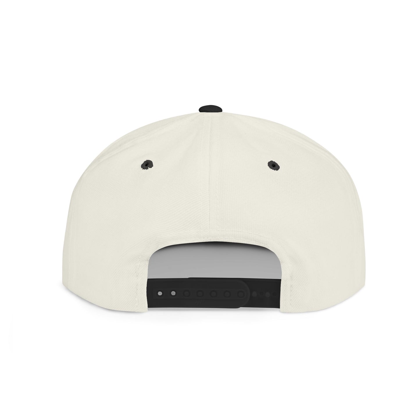 Stylish Flat Bill Snapback Hat with Vibrant Abstract Design