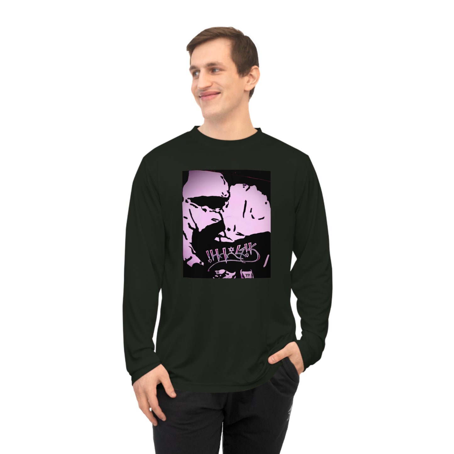 Unisex Performance Long Sleeve Shirt - Stylish Urban Graphic Tee for Active Lifestyle