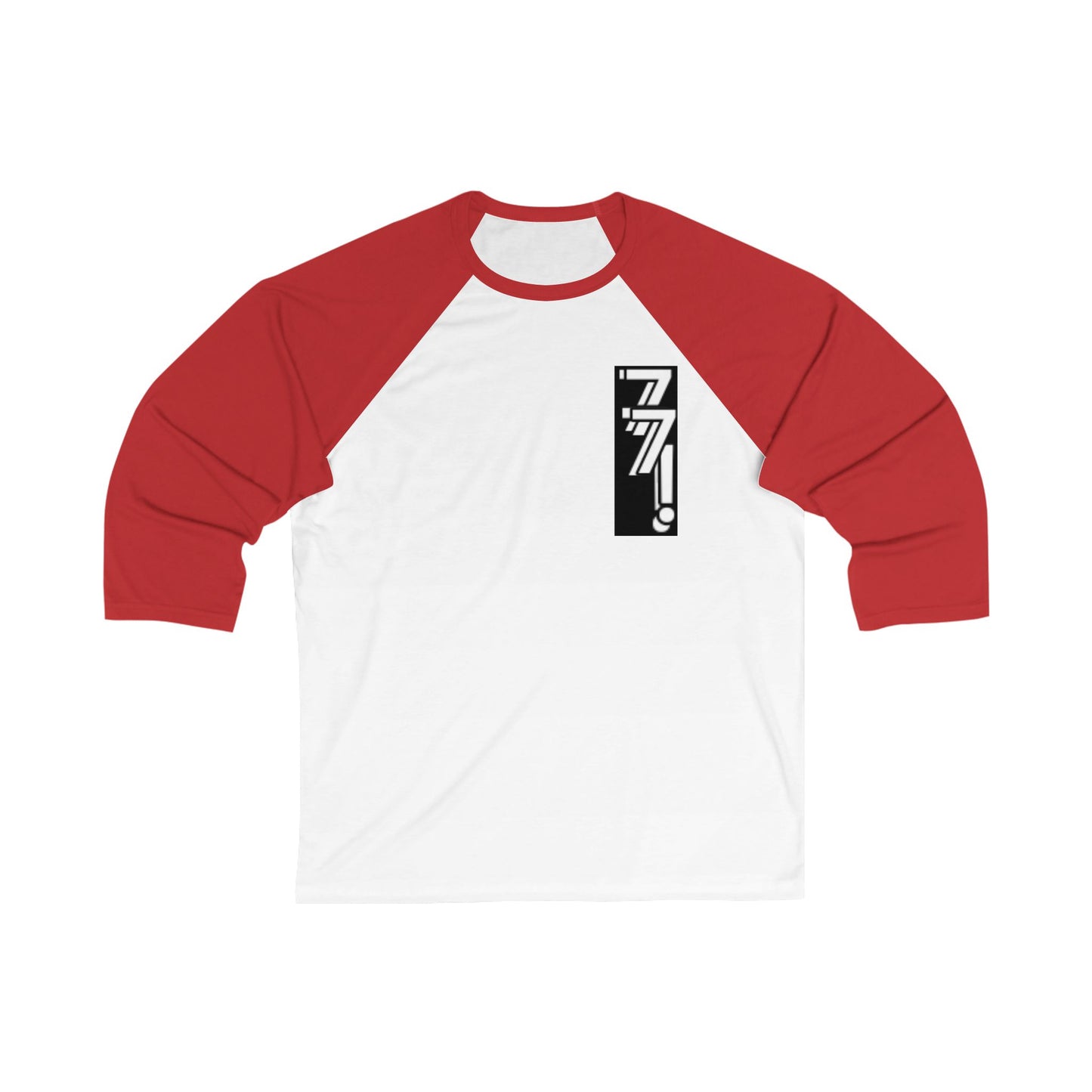 Unisex 3/4 Sleeve Baseball Tee - Bold Graphic Design for Casual Wear