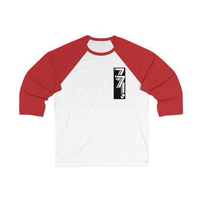 Unisex 3/4 Sleeve Baseball Tee - Bold Graphic Design for Casual Wear