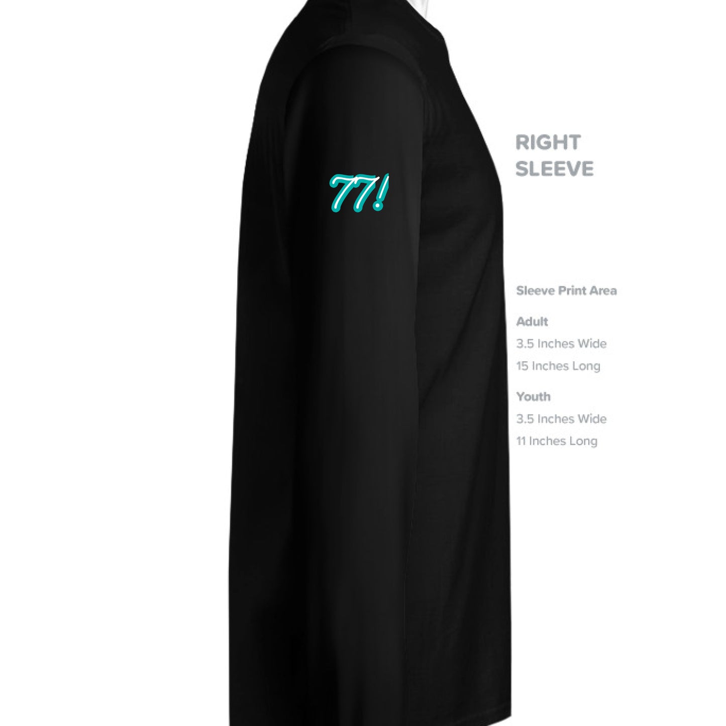 SOLID BLK BLEND - SLEEVE_RIGHT